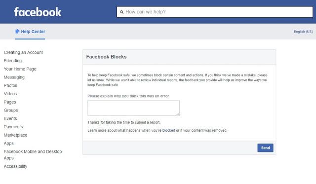 To Facebook μου κλείδωσε το page - domain - σελίδα . Τι μπορώ να κάνω;